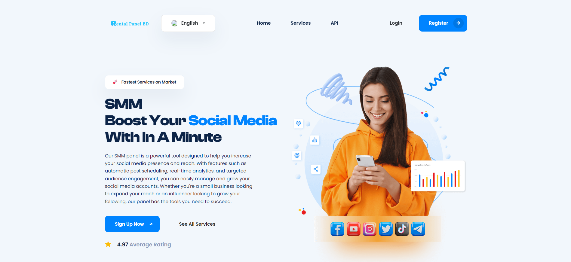 Reno Panel – Premium SMM Panel Script